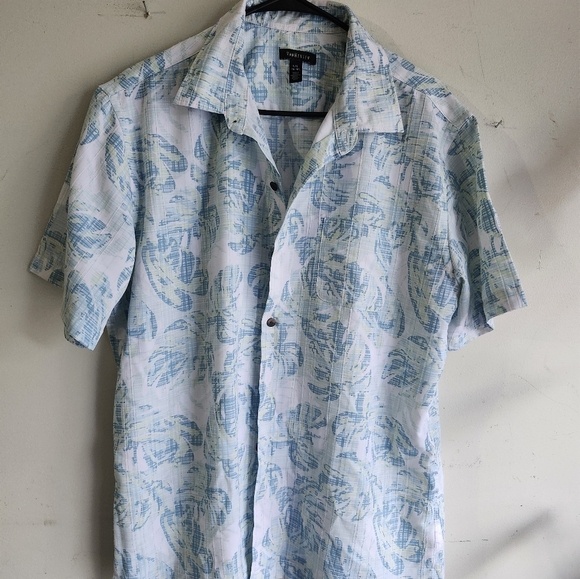 Van Heusen Mens Size L Summer Vaca Shirt - Picture 1 of 1